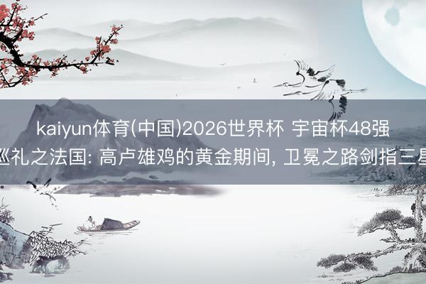 kaiyun体育(中国)2026世界杯 宇宙杯48强巡礼之法国: 高卢雄鸡的黄金期间， 卫冕之路剑指三星