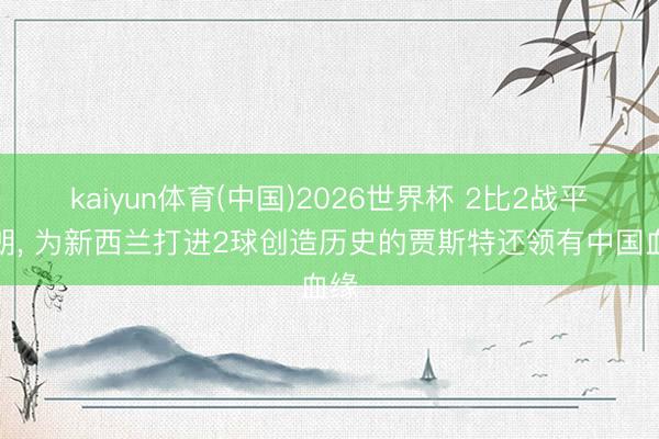 kaiyun体育(中国)2026世界杯 2比2战平伊朗, 为新西兰打进2球创造历史的贾斯特还领有中国血缘